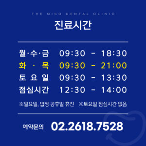 더미소치과 진료시간